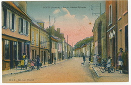 Conty Rue Du General Debeney Né à Bourg En Bresse  Café Et Editeur Alphonse Tricycle - Conty