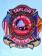 Patch Taylor Arizona Fire - Pompiers