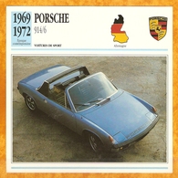 1969 ALLEMAGNE VIEILLE VOITURE PORSCHE 914/6 - GERMANY OLD CAR - ALEMANIA VIEJO COCHE - DEUTSCHLAND ALTES AUTO - Coches