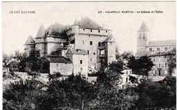 Lacapelle-Marival 627 - Le Chateau Et L'Eglise - Non Circulée - Lacapelle Marival