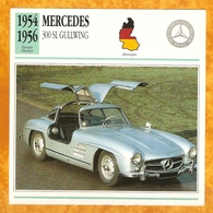 1954 ALLEMAGNE VIEILLE VOITURE MERCEDES 300 SL GULLWING GERMANY OLD CAR - ALEMANIA VIEJO COCHE - DEUTSCHLAND ALTES AUTO - Voitures