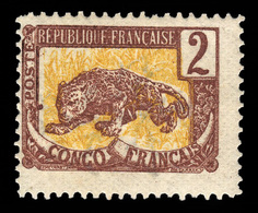 Congo Français 1900: N° 28b * (YT28c) Défense De Gauche Tronquée - B/TB - Unused Stamps