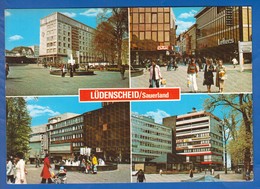 Deutschland; Lüdenscheid; Multibildkarte Mit Lefters Und Kaufhof - Luedenscheid