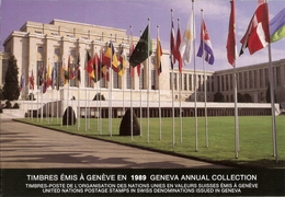 Nations-Unies à Genève - 1989 - Feuillet Des Timbres° émis En 1989 - YT 173/9 -  3 Scans - Cartas & Documentos