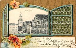 33149865 Rinteln Fensterkarte Marktplatz Litho Rinteln - Rinteln