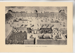 PLANCHE HISTOIRE DU PEUPLE FRANCAIS DISTRIBUTION DE PAIN AUX TUILERIES - Other Plans