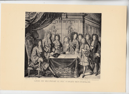 PLANCHE HISTOIRE DU PEUPLE FRANCAIS LOUIS XIV RECONNAIT LE DUC D'ANJOU ROI D'ESPAGNE - Other Plans