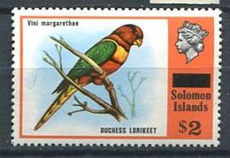 226 SALOMON 1975 - Yvert 292 Surcharge - Oiseau - Neuf **(MNH) Sans Trace De Charniere - Islas Salomón (...-1978)