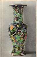 Postcard Unused - Black Hawthorn Vase Chinese Porcelain K'ang-hsi Period 1662-1722 - Cartes Porcelaine