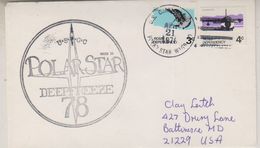 Ross Dependency 1978 Polar Star / Deepfreeze 78 Ca Apr 21 1978 (38586) - Cartas & Documentos