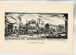 PLANCHE HISTOIRE DU PEUPLE FRANCAIS LES MISERES DE LA GUERRE - Other Plans