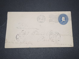 ETATS UNIS - Entier Postal De Kansas City Pour La France En 1907 - L 16025 - 1901-20