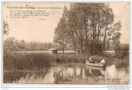 NOUVION - SUR - MEUSE ..-- 08 ..-- Le Lac De La Balastière . 1909 Vers CORBION ( Melle Justine BOUCHEZ ) . Voir - Charleville