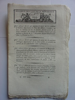 BULLETIN DE LOIS GERMINAL MAI 1802 - CORSE GOLO LIAMONE - OSTENDE BELGIQUE CHENAL PORT - POLDERS ESCAUT - TRAITE DE PAIX - Decretos & Leyes