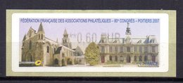 Vignette LISA  // FFAP 80e Congrès // Poitiers 2007 - 1999-2009 Illustrated Franking Labels