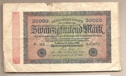 Germania - Banconota Circolata Da 20.000 Marchi P-85a/2 - 1923 #17 - 20000 Mark