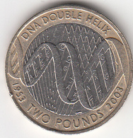 Great Britain UK £2 Two Pound Coin (DNA) - Circulated - 2 Pond