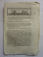 BULLETIN DES LOIS De PLUVIOSE AN VIII (1800) - BELGIQUE PAYS DE BOUILLON - RAPPORT ACCEPTATION DE LA CONSTITUTION - Wetten & Decreten