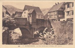 Cp , 68 , KAYSERSBERG , Le Pont Fortifié Sur La Weiss (XVe S.) - Kaysersberg