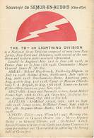 21 Semur En Auxois  The 78 Or Lightning Division Américains  Guerre 1914 - Semur