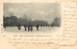 PARIS BOIS DE BOULOGNE PATINAGE SUR LE LAC PRECURSEUR - Pattinaggio Artistico