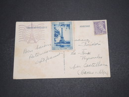 FRANCE - Vignette De La Tour Eiffel Sur Carte Postale - L 16185 - Lettere