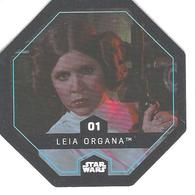 JETON LECLERC STAR WARS   N° 01 LEIA ORGANA - Power Of The Force