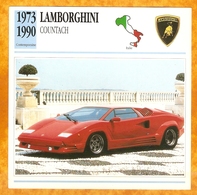 1973 ITALIE VIEILLE VOITURE LAMBORGHINI COUNTACH - ITALY OLD CAR - ITALIA VECCHIA MACCHINA - VIEJO COCHE - Voitures