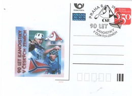 Czech Republic  2003  -  90 Years Canoeing In Czechoslovakia,   Special Postal Stationery And Cancellation - Kanu
