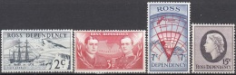 Ross Depency 1967 Michel 5 - 8 Neuf ** Cote (2005) 57.00 Euro Expeditions Polaires - Unused Stamps