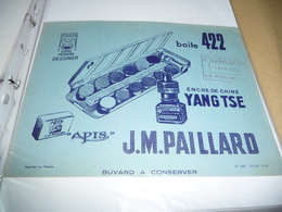 BUVARD Publicitaire  BLOTTING PAPER   - Boite 422 Paillard Yand Tse - P