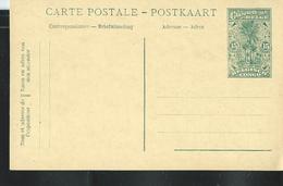 Catalogue Stibbe (1986) N° 63 (côte: 100 Frs Belges) - Stamped Stationery