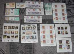 Argentina 1980-87 ** MNH + Used 14 Mini Sheets+ Combinations - Collections, Lots & Séries