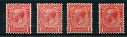 SG419 Set Of The 4 Shades (block Cypher) - Very Nice -see Description - Ungebraucht