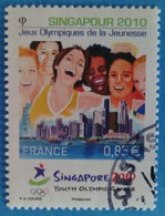 France 2010 : "Singapour 2010", Jeux Olympiques De La Jeunesse à Singapour N° 4491 Oblitéré - 2010-.. Matasellados