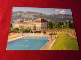 Suisse  : Helvetia  °  VILLARS S/ OLLON  LA PICINE ET LE VILLARS PALACE LE 30 08 1983 - Villars-les-Moines