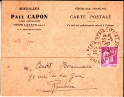 Paul Capon. Quincaillerie. Hénin Liétard. 1937 - Henin-Beaumont