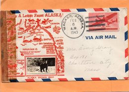 Wacker Alaska 1943 Cover Mailed - Briefe U. Dokumente