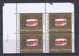 België   Y/T   3498       (XX)      Blok Van 4 - Unused Stamps