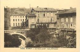 RB - Editeur Riviere Bureau -ref A488- Isere - Vinay - Le Vieux Pont - Les Fabriques   -carte Bon Etat - - Vinay