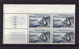 BLOC DE QUATRE N° 1131(numéroté 80999) (forte Impression D'encre Du Recto Ressentie Au Verso)  NEUF** - Unused Stamps