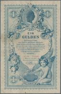 01055 Austria / Österreich: K.u.K. Reichs-Central-Casse 1 Gulden / Forint 1888, P.A156 With Vertical And H - Austria