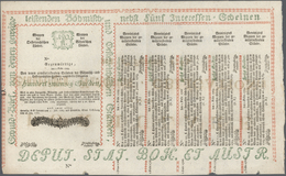 01064 Austria / Österreich: 120 Gulden 1763 Obligation Vienna, PR W9), Complete Sheet In Condition: VF. - Oostenrijk