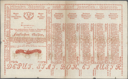 01065 Austria / Österreich: 15 Gulden 1763 Obligation Vienna, PR W10), Complete Sheet In Condition: XF. - Austria