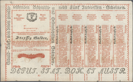 01066 Austria / Österreich: 30 Gulden 1763 Obligation Vienna, PR W11), Complete Sheet In Condition: VF. - Oostenrijk