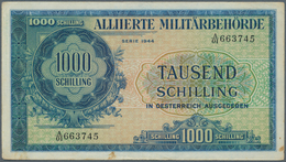 01079 Austria / Österreich: 100 Schillings 1944 P. 111, Center Fold, Normal Traces Of Use In Paper, Handli - Austria