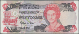 01099 Bahamas: 20 Dollars 1974 P. 47a, Pressed, Still Nice Colors, Condition: VF, Optically Appears Better - Bahamas