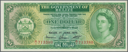 01136 Belize: 1 Dollar 1975 P. 33b In Condition: UNC. - Belize