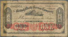 01163 British North Borneo: 1 Dollar 1936 P. 28 In Stronger Used Condition With Several Folds, Creases, St - Autres - Afrique
