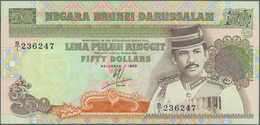 01188 Brunei: 50 Ringgit 1989 P. 16 In Condition: UNC. - Brunei